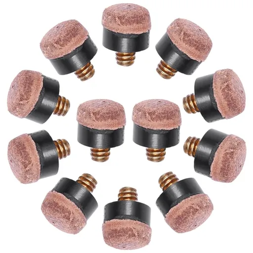25Pcs durable screw on cue tips replacement pool stick tips