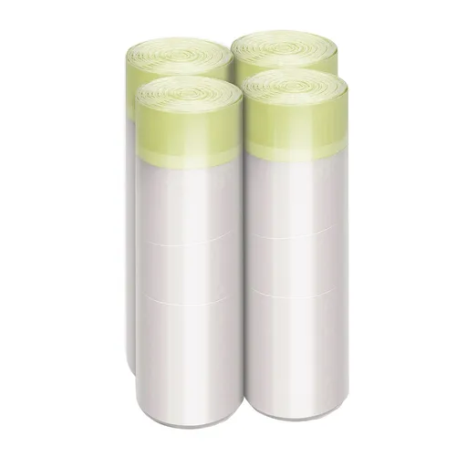 100pcs Trash Bag 13 Gallon Multipurpose Leak Proof Heavy Duty Garbage Bag with Scent for Living Room Kitchen Toilet Lemon