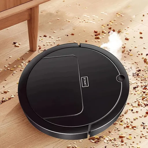 Intelligent Sweeping Robot Vacuum Cleaner - 3-in-1 Vacuum Cleaner with Wireless Rechargeable, 1800pa High Power Suction with Low Noise Design Vacuum Sweeping Mopping