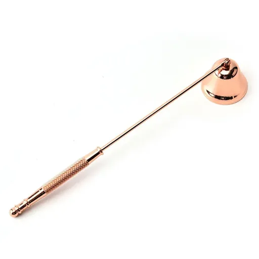 Stainless Steel Candle Flame Snuffer Candle Stopper Wick Snuffer Home Candle Tool - Rose Gold