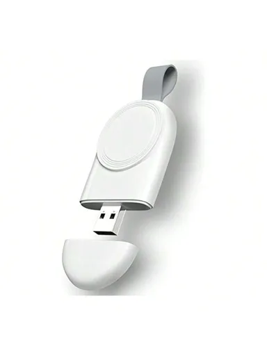 1Pc Usb Charger Compatible With Apple Watch Magnetic Travel Wireless Charger Compatible With Apple Watch Series Ultra 9 8 7 6 Se 5 4 3 2 44Mm 42Mm 40Mm 38Mm Suitable For Office