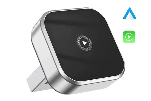 2 in 1 Wireless CarPlay and Android Auto Adapter Plug and Play Carplay Adapter
