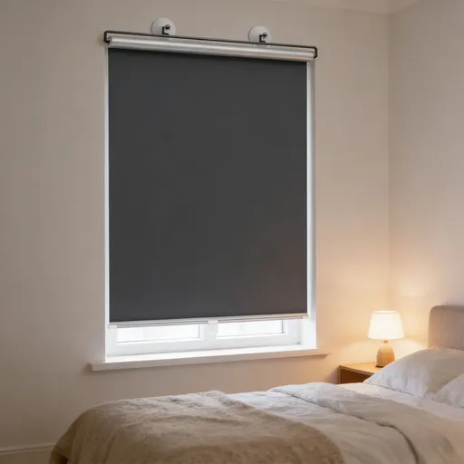 Adjustable Roller Shade for Windows | Portable Sunscreen & Light Blocking Window Cover | No Drill Mounting with Suction Cups | Expandable for Bedroom, Living Room, Office & Car Windshield