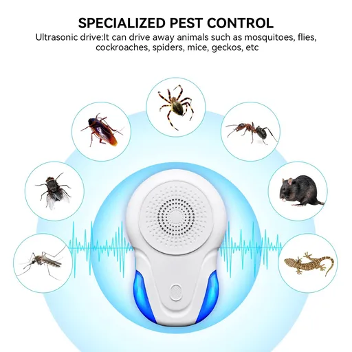 Ultrasonic Pest Repeller 6 Pack, Rodent Repellent Indoor Ultrasonic, Pest Repellent Ultrasonic Insect Repellent Plug in for Mice