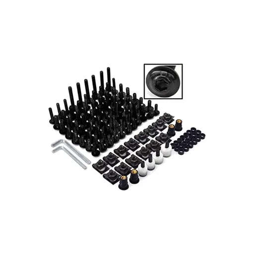 Motorcycle Fairing Screws,Universal Motorcycle Bodywork Screws Fairing Kits Bolts Aluminum Alloy For Most Sport Bikes