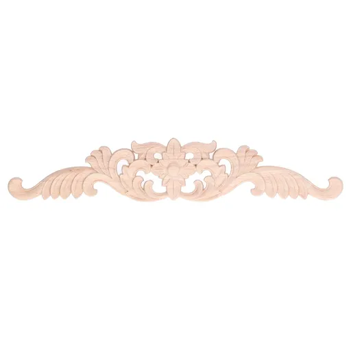 Wood Carved Applique Corner Frame Applique Eco Friendly Cabinet Furniture Decoration for Household