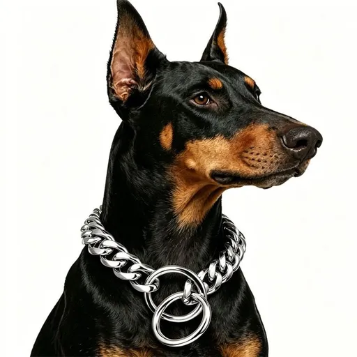 Stylish Cuban Link Dog Choke Chain Collar in Premium Stainless Steel – Available in Gold, Black, Steel, and Rose Gold, Designed for Training Control and Everyday Fashionable Wear, Fitting Small to Large Breeds with Adjustable Length Options. (Silver,