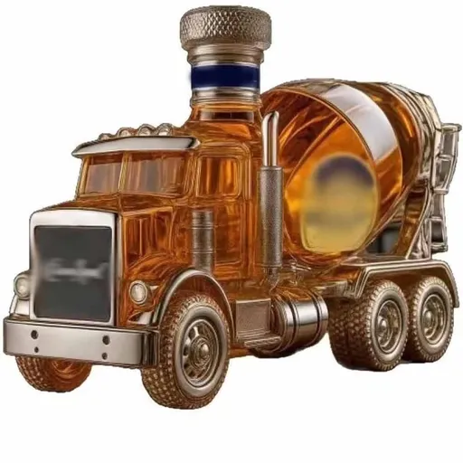 Truck Shaped Whiskey Decanter, Police Car & Muscle Car Shaped Whiskey Decanter Bottle, V8 Engine Whiskey Decanter, Liquor Dispenser for Whiskey, for Bourbon & Tequila - Car Edition