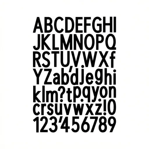 2 Sheet 1.5 Inch Letter and Number Stickers Self Adhesive Vinyl Letters Alphabet Stickers Big Font Mailbox Numbers For Bulletin