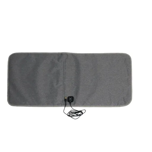 USB-Powered Heated Seat Cushion in Grey Oxford Fabric – Portable Warmth for Office, Car, and Outdoor Camping Chairs, Ideal for Cold Weather Comfort in Autumn and Winter (43×90cm)