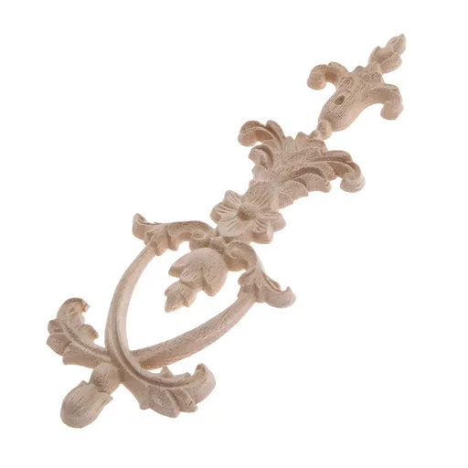 Long frame decal, wood carving decal, 1-piece unpainted wood carving set, suitable for wall doors and mirror cabinets