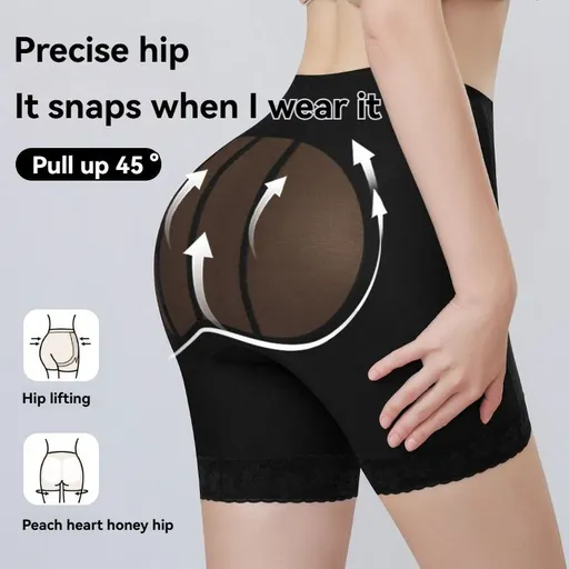 antibacterial shapewear, hip lifting pants, abdomen flattening underwear, women's body sculpting, fashion shapewear, hourglass figure shapewear, peach hip shapewear, Australian shapewear - Black - Size M40-47lkg