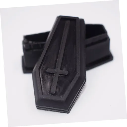 Mini Halloween Coffin, 2pcs Mini Coffin Boxes,Halloween Coffin Prop, Coffin Shaped Treat Box, Candy Box with Lids,Trick or Treat