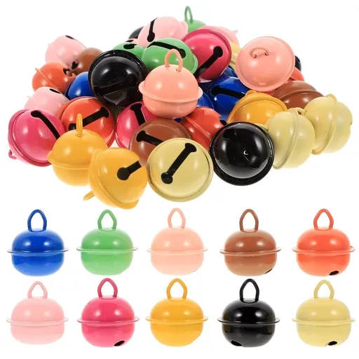 Handcrafted Round Metal Bells 40pcs Design Home Decor
