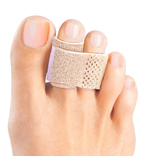 6Pcs Hammer Toe Straightener, Hammer Toe Splints, Toe Cushioned Bandages for Correcting Hammer Toes, Broken Toes, Crooked Toes