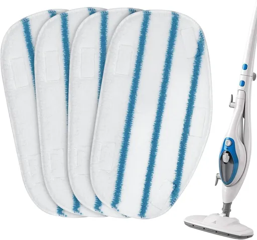 Steam Mop Pads Compatible with PurSteam ThermaPro 10-in-1 and ThermaPro 211 Steam Mop Cleaner Microiber Pur steam Mop Replacement Pads Washable Reusable Steam Mop Pads or Steamer loor Cleaning