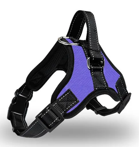 YOBI bear Dog Harness Retractable Vest Cloth Purple K10 chest strap L