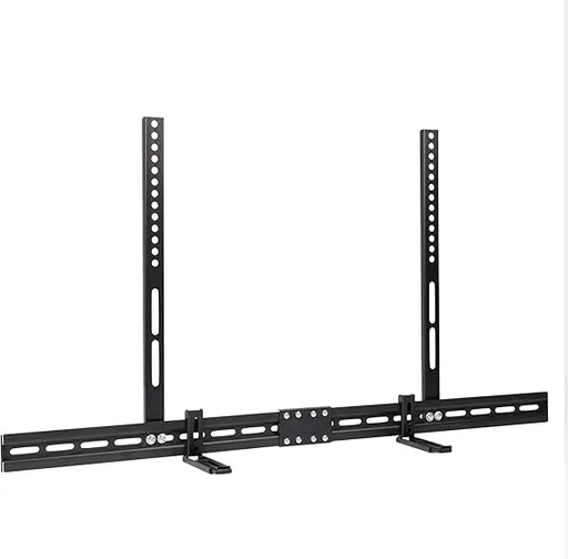 Universal Adjustable TV Soundbar Bracket Soundbar Mount Holder Wall 2Way Install