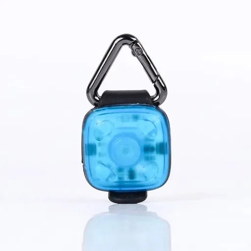 Rechargeable LED Night Safety Light for Dogs - Clip-On Glowing Pendant with IPX4 Waterproof, 3 Light Modes, and Long Battery Life for Evening Walks, Jogging, and Outdoor Adventures (Blue)