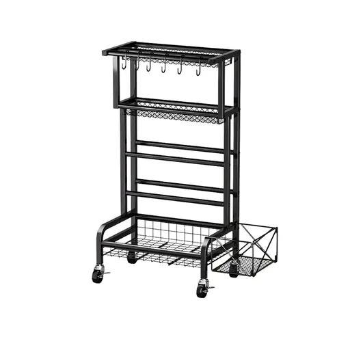 Social Hike Gym Equipment Storage Rack on Wheels - Dumbbells Weights Stand