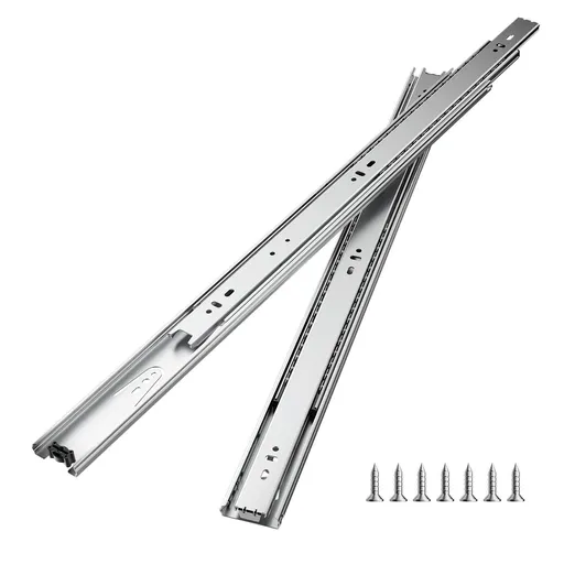 Drawer Cabinet Slides Side Mount 22 inch 10 Pairs 100 LB Load Replacement