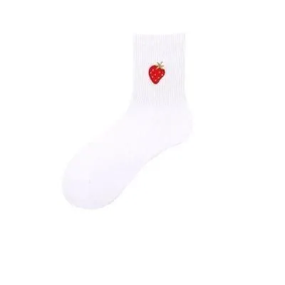 House Of Dasein Little One Dino Sockies - White Strawberry
