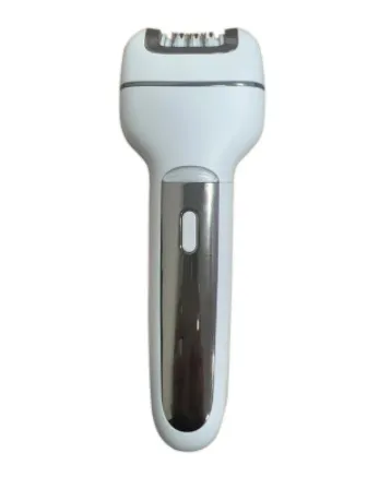 3-in-1 Ladies Electric Epilator, Shaver & Callus Remover with LED Display - Rechargeable & Waterproof(Gray)