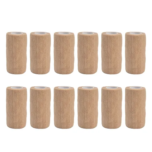 12PCS Self Adhesive Bandage Non Woven Bandage Cattle Bandage Farm Supplies for Dog Cat Horse