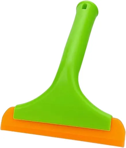 Small Silicone Window Squeegee, Car Windshield Water Blade Scraper, Multifunctional Squeegee with 5.9 Inch Blade and Non-Slip Handle, Auto Cleaning Accessory for Window, Mirror, Glass, Home (Green)