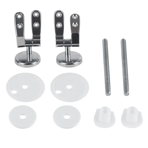 Replacement Toilet Seat Hinge Chrome Hinge With Fittings Bathroom Hotel Set
