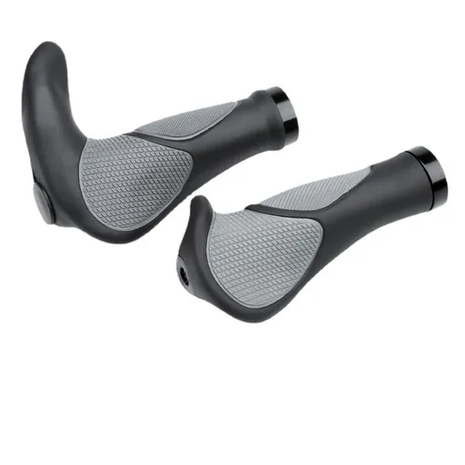 Bike Grips Handbars Comfort Soft Rubber Bicycle Handle Bar Grip with Anti-Slip Locking Ring fits 22.2mm Handlebar