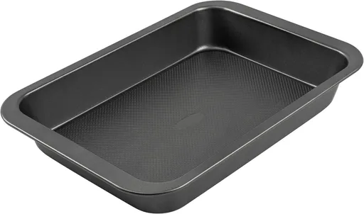 Cake Pan, Nonstick Baking Pan or Cake, Bread, Brownie or Lasagna, Heavy Duty Baking Dish with Diamond Texture Pattern and Wide Grips