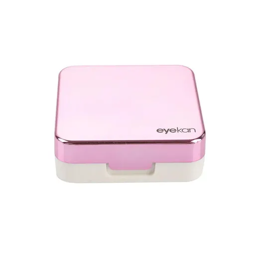 Contact Lens Tweezers Stick Inserted Remover Tool Kit Tip Storage Case Box Sets - Rose Red