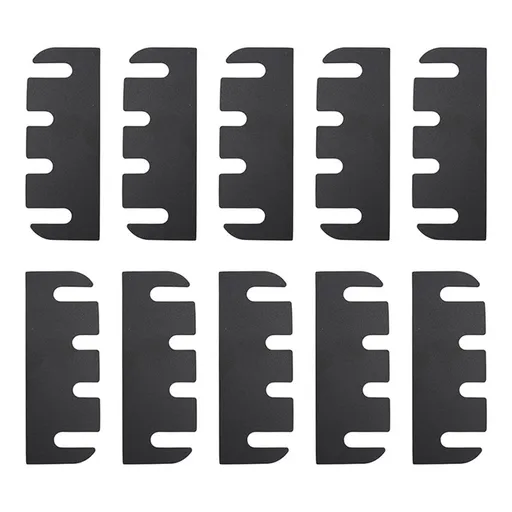 10 Pack Door Hinge Shims for Door Hinge Repair Kit, 0.030 Inch Thickness, 4 Inch Hinge Shims Hardware Door Hinge Shims