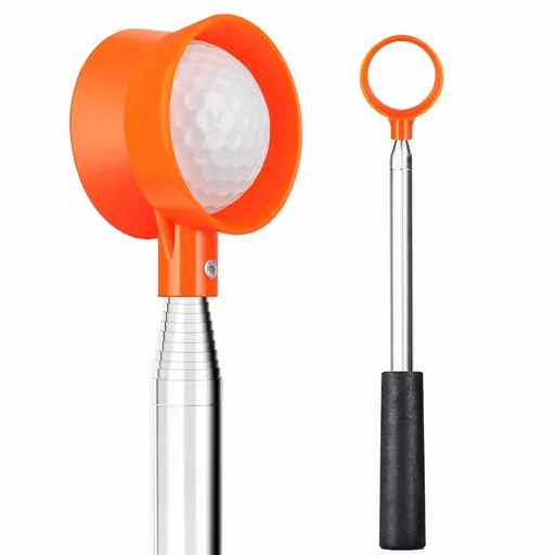 Hexagonal Aluminum Telescopic Golf Ball Retriever - 9FT