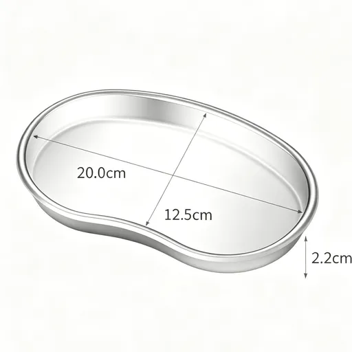 Medium Curved Tray 304 Stainless Steel 2pcs