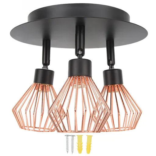 3 Light Fixtures Ceiling Mount Matte Black G9 Bulb Sockets Multi Directional Rotating Light for Farmhouse Hallway 85‑265V