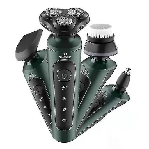 4-in-1 Electric Shaver, USB Rechargeable Grooming Kit for Men