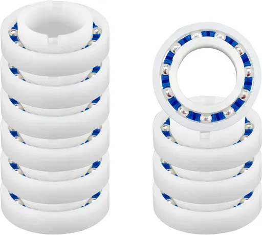 C60 C-60 Ball Bearing Replacement or Pool Cleaner Wheels, Perectly Compatible with Polaris Pressure Pool Cleaners 180 and 280, Smooth Rotation and Sturdy Materials, 10 Pack