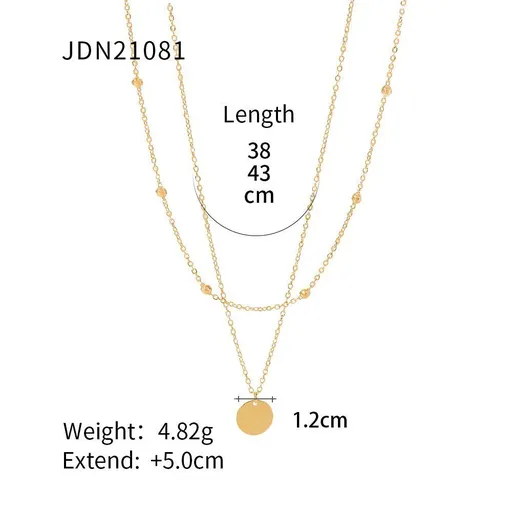 Classic Stainless Steel Necklace JDN21081