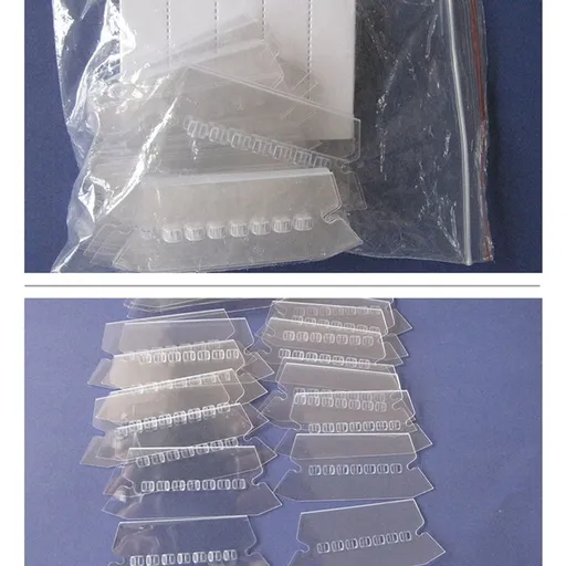 Plastic Hanging File Folder Tabs 120Pack for Document Organization 7.7x3x0.03In