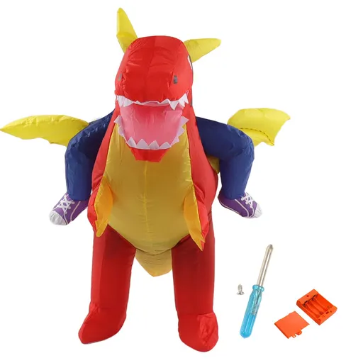 Inflatable Costume Dinosaur Riding Funny Costume Adult 150-190cm