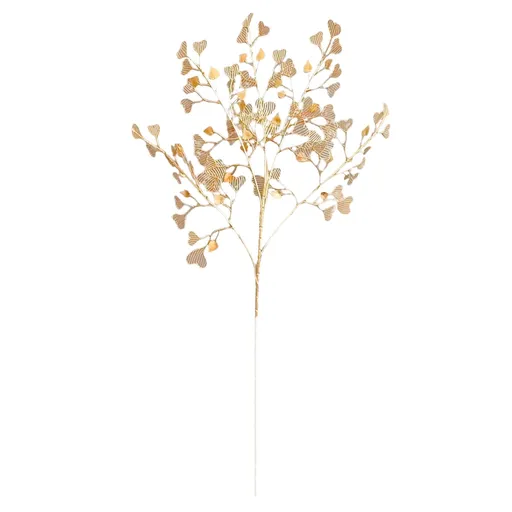 Gold Heart Shaped Artificial Plastic Grass