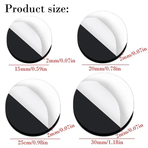 Magnetic Dots, Sticky Magnets, 0.59x0.07 Inch Heavy Duty Magnets with Adhesive Backing, Strong Craft Magnets, Self Sticky Magnetic Circle for Picture Frames Family Activities, 50 Pcs