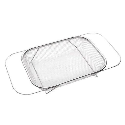 Stainless Steel Sink Basket Telescopic Vegetable Wash Basin Rack Multi-functional Tableware Bowl Chopsticks Drying Rack with Non-Slip Base for Home Kitchen Sink Area