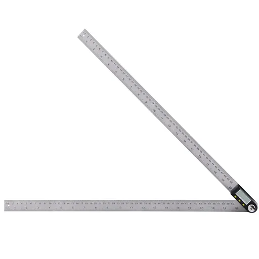 Digital Angle Ruler 20inches/500mm Stainless Steel Digital Angle Finder and Protractor Large Gauge Precision Measuring Tool