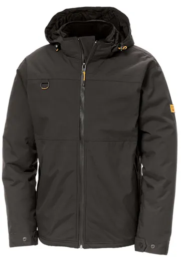 Caterpillar Mens Waterproof Zip Jacket w Hood Chinook CAT Winter Ski in Black - 3XL