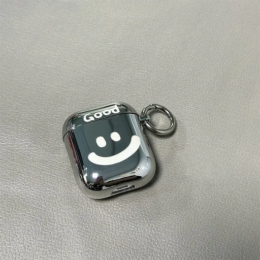 Laser Engraved Smiley with a Ring Apple AirPods 1