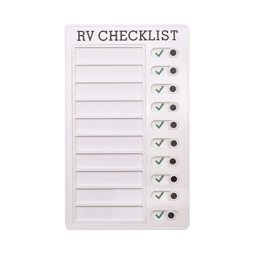 1Pc To Do List Checklist,Chores Chart for Man and Woman Chore Chart, Sliding Routine Chart to Do List, RV Checklist Task Planning Board, ADHD Tools Routine Visual Schedule Reminder(White5) White2