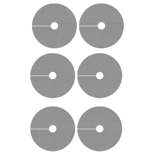 6 Pcs 11.8 Inch Plant Pot Grids-Cuttable Plant Pot Soil Covers Protectors from Animals-Indoor Plant Pot Soil Guard for Outdoor Garden Plant Protection